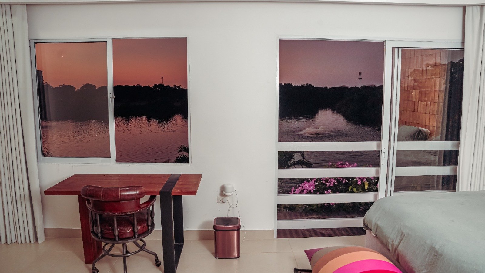 Atardecer desde la suite principal